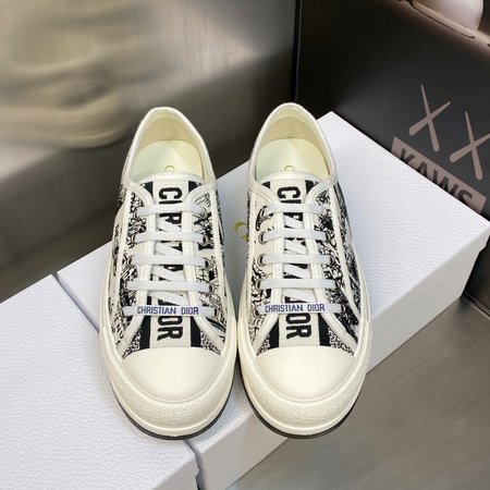 Dior Couple style thick-soled strappy low-top casual shoes
