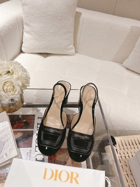 Dior calfskin slippers