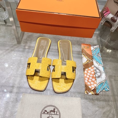 Hermes H slippers Oran sandals series