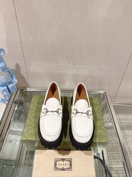 Gucci Horsebit thick-soled half slippers/loafers