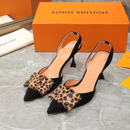 Louis Vuitton New style cowhide women s high heels