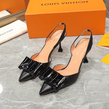 Louis Vuitton New style cowhide women s high heels