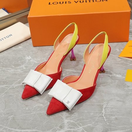 Louis Vuitton New style cowhide women s high heels