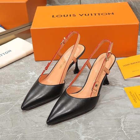 Louis Vuitton New style cowhide women s high heels