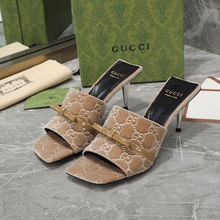 Gucci GG jacquard sandals