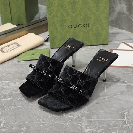 Gucci GG jacquard sandals