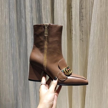 Gucci The latest autumn and winter style 7 inch short boots