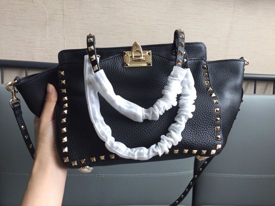Valentino Rockstud Grainy Leather Tote Bag 1083 1085