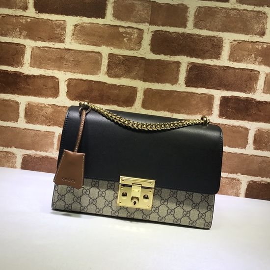 Gucci Large Shoulder Bag Brown Leather 409486