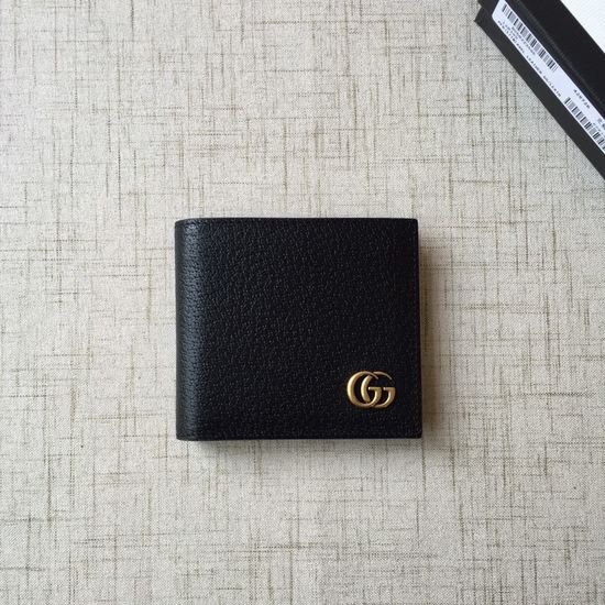 Gucci Textured Leather Short Wallet 428726