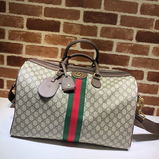 Gucci Tote Bag Brown Leather 547953