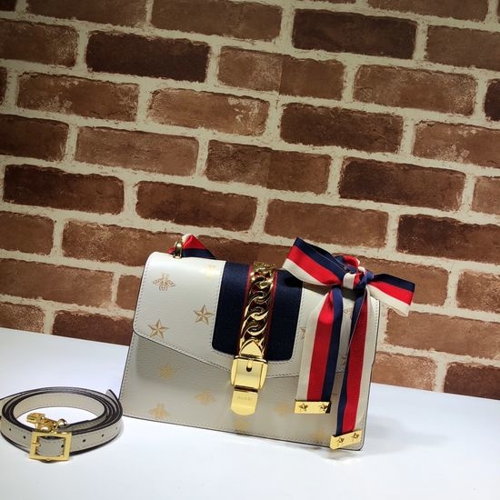Gucci Bee Pattern Shoulder Bag 524405