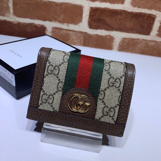 Gucci Short Leather Wallet 523155