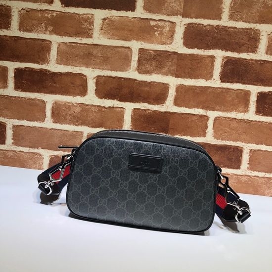 Gucci Black Coated Canvas Handbag 574886