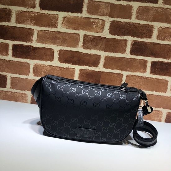 Gucci Shoulder Bag Black Canvas 449132