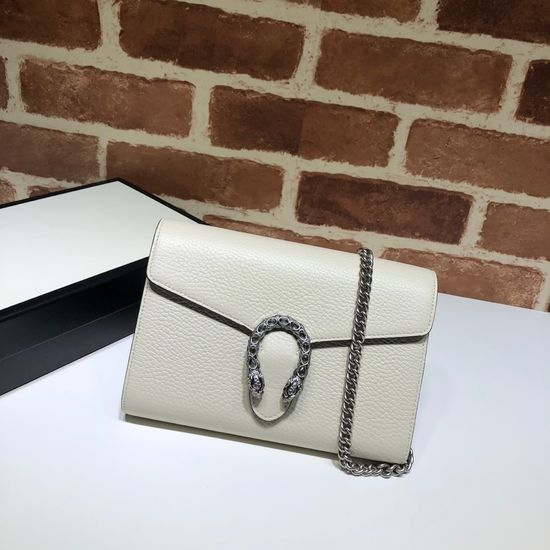 Gucci Leather Chain Shoulder Bag 401231