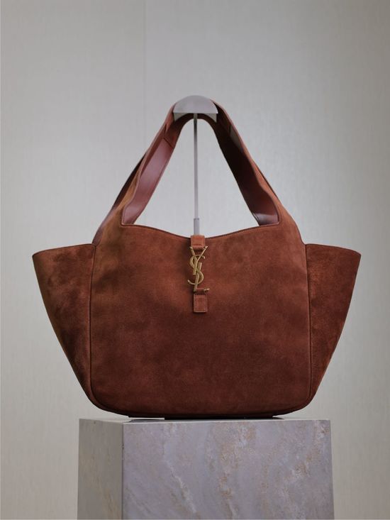 Yves Saint Laurent Bea Suede Large Hobo Shopping Bag 763435