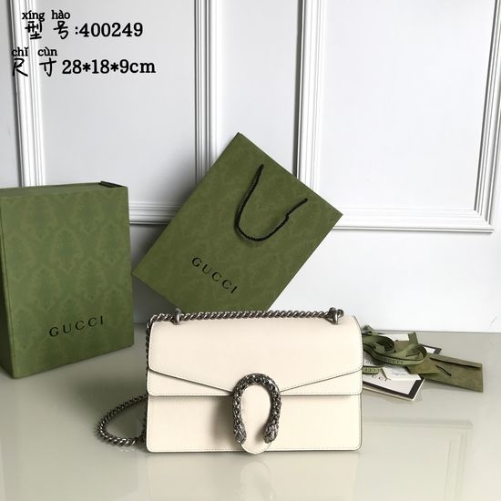 Gucci Dionysus Series Leather Large Handbag 400249