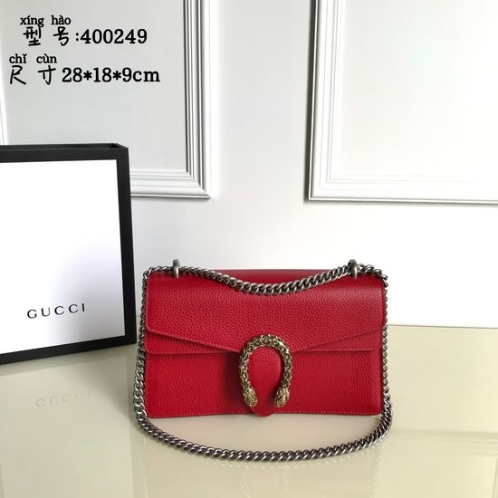 Gucci Dionysus Series Leather Large Tote Bag 400249