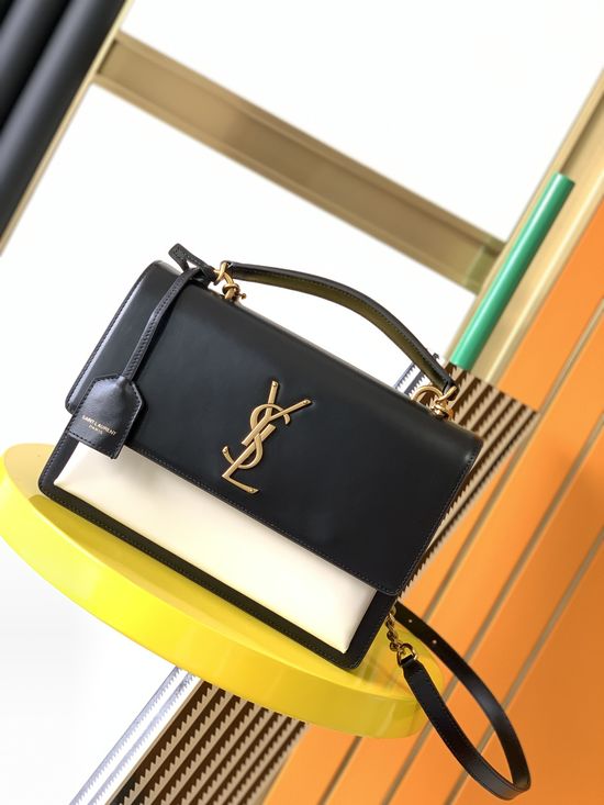 Yves Saint Laurent Sunset Premium Leather Handbag 634723