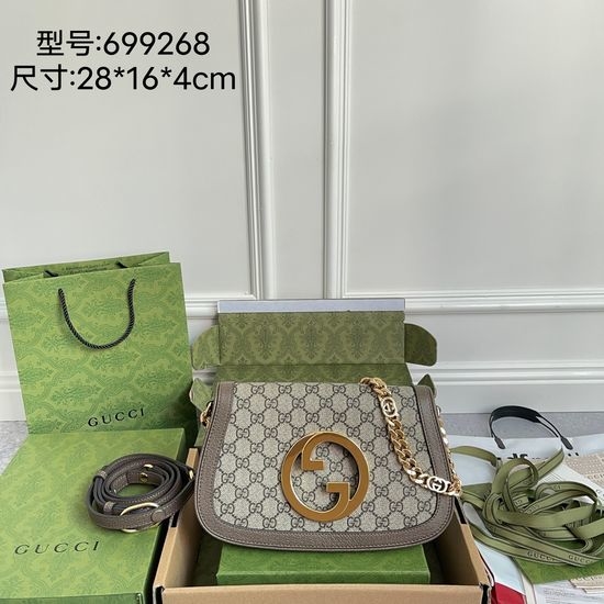 Gucci GG Circular Interlocking G Shoulder Bag 699268