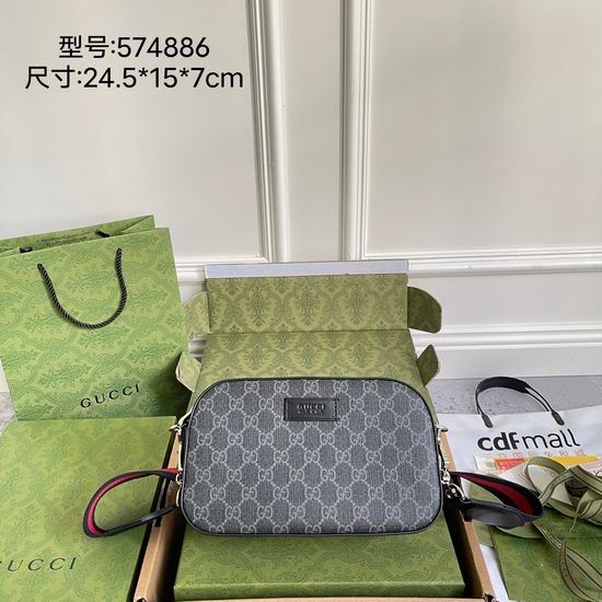 Gucci Large Bag Black Rubber 574886