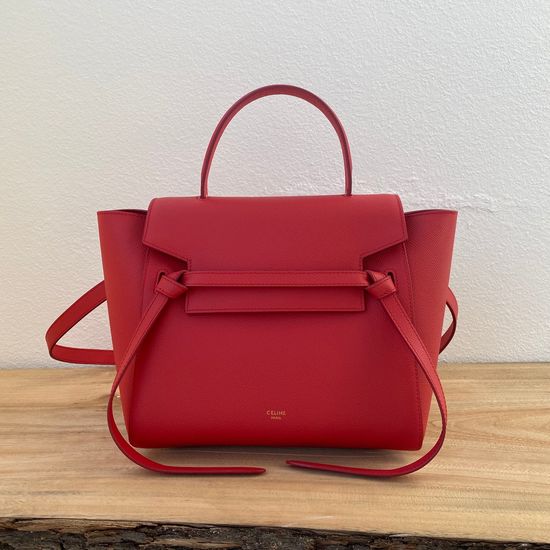 Celine Belt Bag Grained Leather Handbag 185003