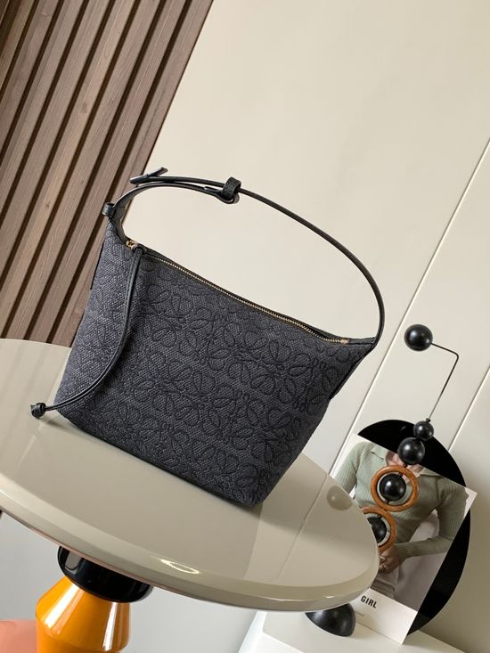 Loewe Cubi Anagram Jacquard Shoulder Bag 9007
