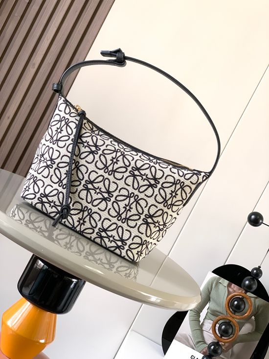 Loewe Cubi Anagram Jacquard Shoulder Bag 9007