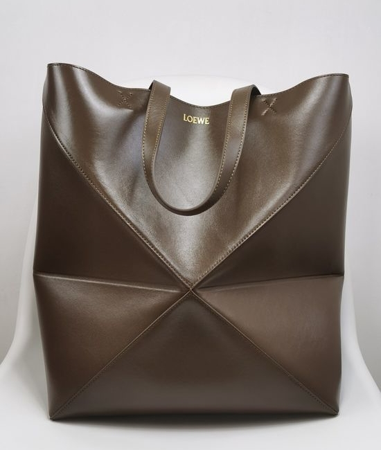 Loewe Puzzle Fold Glossy Calfskin Large Tote 1761