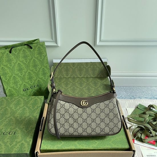 Gucci Handbag Original Leather Brown 735145