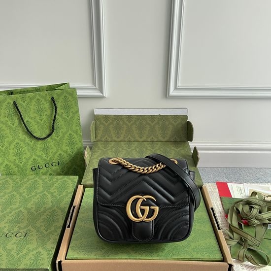 Gucci Square Leather Large Tote Bag 739682