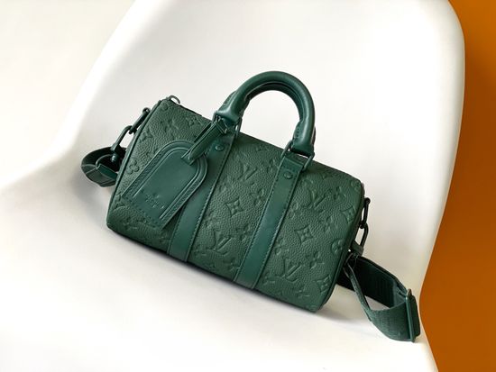 Louis Vuitton Classic Keepall Travel Bag in Monogram Taurillon M24432