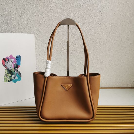 Prada Shoulder Bag Calfskin Multi Compartments 1BG539