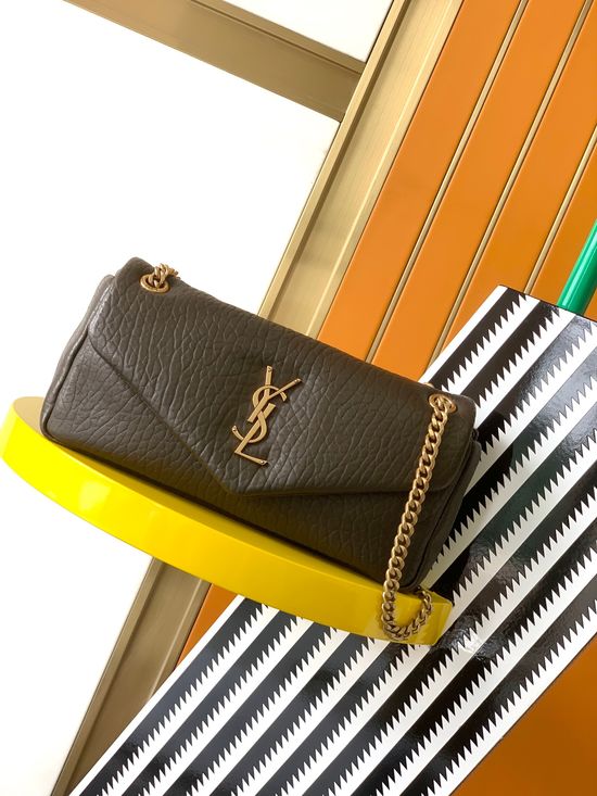 Yves Saint Laurent CALYPSO Embossed Lambskin Chain Bag 734153