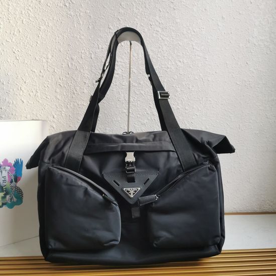 Prada Nylon Large Capacity Travel Duffle Bag 18087
