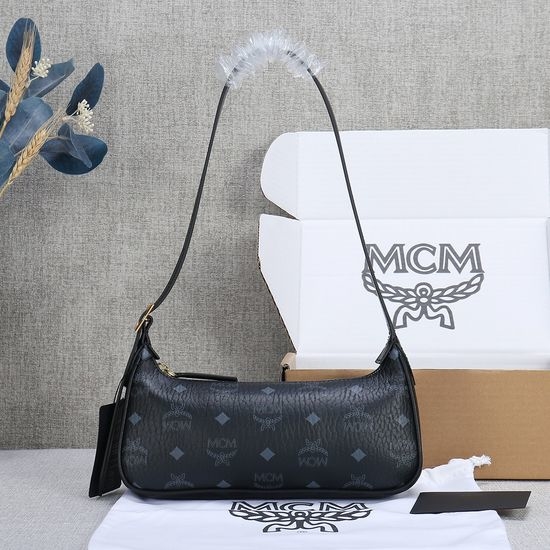 MCM Baguette Shoulder Crossbody Bag