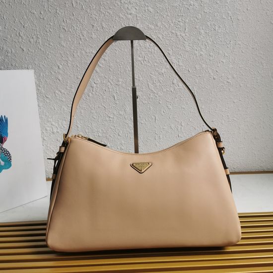 Prada Hobo Leather Shoulder Bag 1BC228