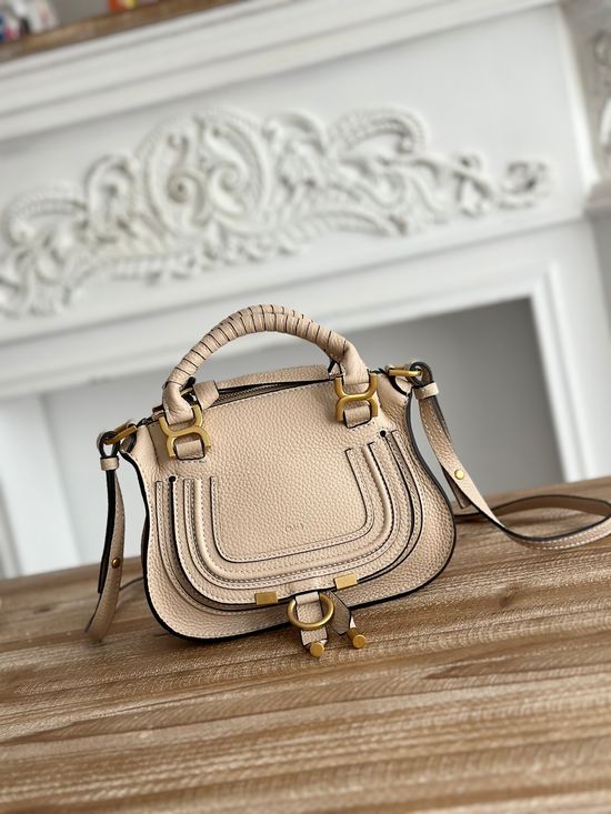 Chloe Marcie Off-White Satchel 1199-3