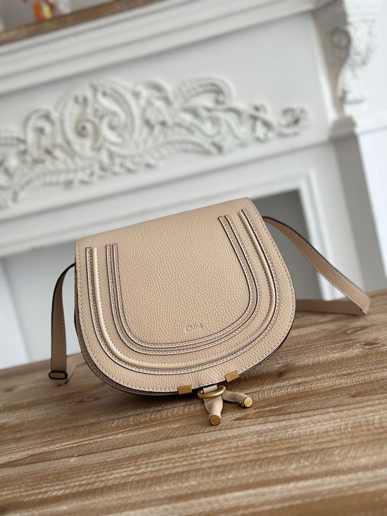 Chloe Marcie Grained Leather Satchel 2019
