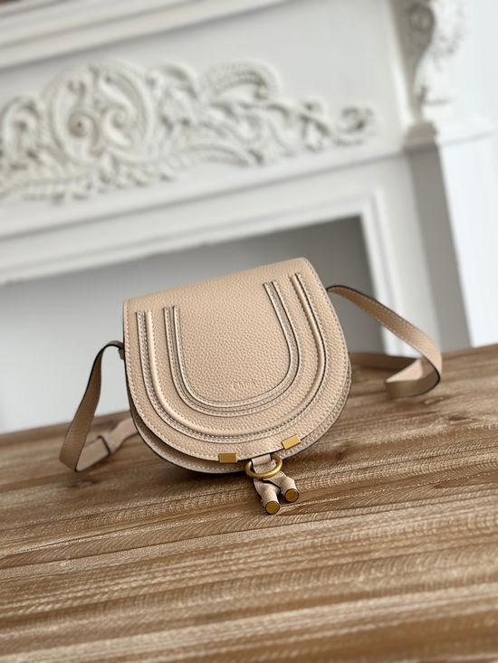 Chloe Marcie Beige Small Shoulder Bag 2000