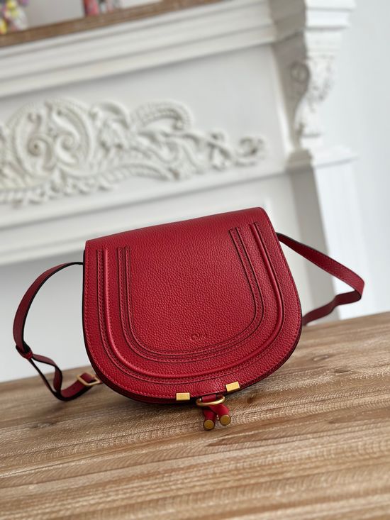 Chloe Marcie Large Red Bag 2019