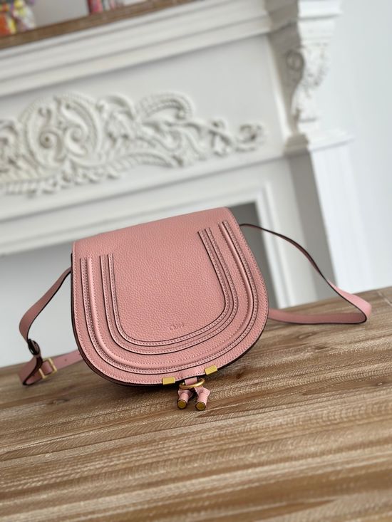 Chloe Marcie Large Pink Bag 2019