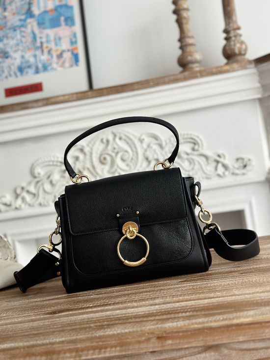 Chloe Tess Day Large Black Handbag S1142