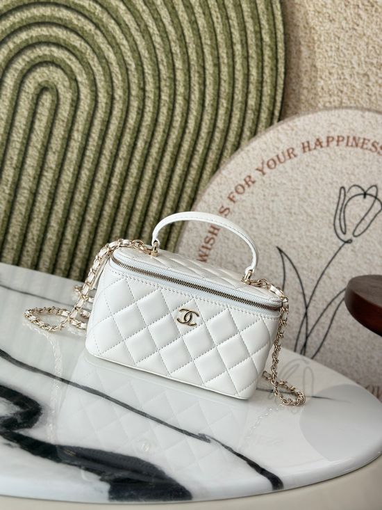 Chanel Chain Cosmetic Bag With Handle 66021