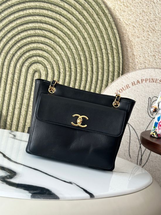 Chanel Vintage Calfskin Shopping Bag A2214
