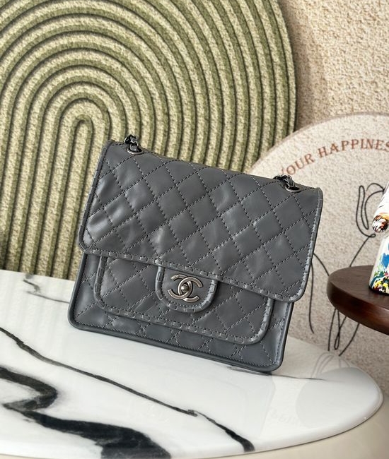 Chanel Vintage Resin Leather Flap Bag 2225
