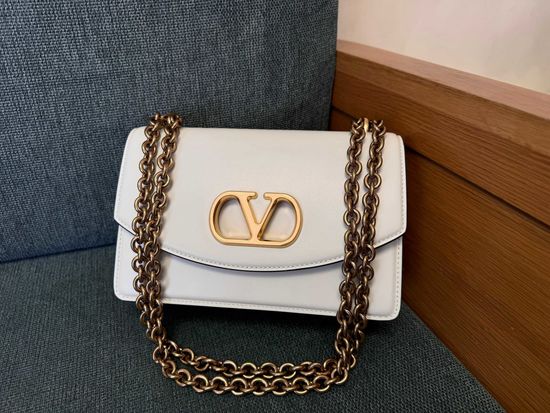 Valentino VLOGO Signature Leather Shoulder Bag 3188