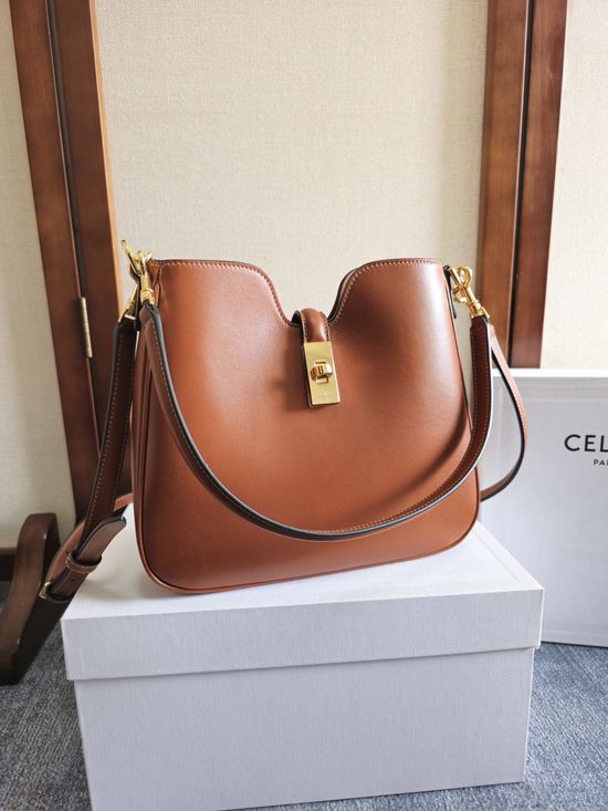 Celine Camille 16 Soft Hobo Bag with Classic 16 Lock 120693