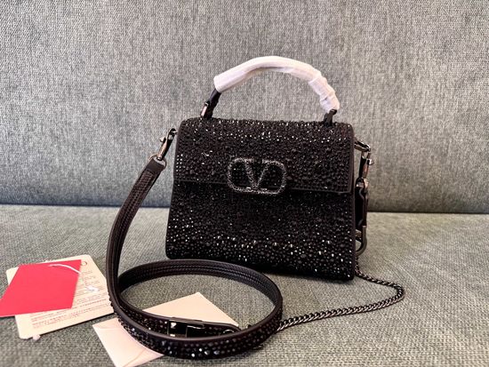 Valentino VSLING Mini Crystal Embellished Bag 01996